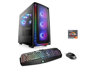 4061474191287 - CSL Gaming-PC Aqueon A77316 Extreme Edition Computer Gr Windows 11 Home64bit 64 GB RAM 4000 GB SSD schwarz Gaming PCs