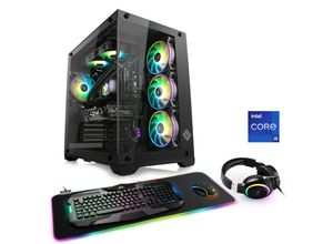 4061474193557 - CSL Gaming-PC Aqueon C94210 Extreme Edition Computer Gr Microsoft Windows 11 Home (64 Bit) 64 GB RAM 1000 GB SSD schwarz Gaming PCs