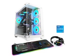 4061474193786 - CSL Gaming-PC Aqueon C55110 Advanced Edition Computer Gr Microsoft Windows 11 Home (64 Bit) 16 GB RAM 1000 GB SSD weiß Gaming PCs