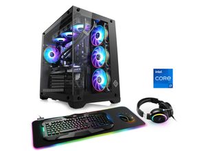 4061474195766 - CSL Gaming-PC Aqueon C77341 Advanced Edition Computer Gr Microsoft Windows 11 Home (64 Bit) 32 GB RAM 2000 GB SSD schwarz Gaming PCs