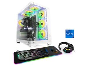 4061474195988 - CSL Gaming-PC Aqueon C77341 Advanced Edition Computer Gr Microsoft Windows 11 Home (64 Bit) 32 GB RAM 2000 GB SSD weiß Gaming PCs