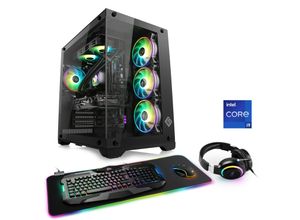 4061474196237 - CSL Gaming-PC Aqueon C94112 Extreme Edition Computer Gr Microsoft Windows 11 Home (64 Bit) 16 GB RAM 1000 GB SSD schwarz Gaming PCs