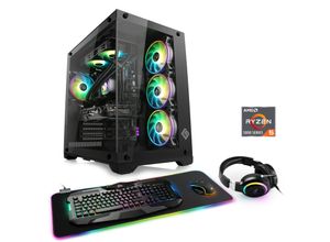 4061474197265 - CSL Gaming-PC Aqueon A56110 Advanced Edition Computer Gr Microsoft Windows 11 Home (64 Bit) 16 GB RAM 1000 GB SSD schwarz Gaming PCs