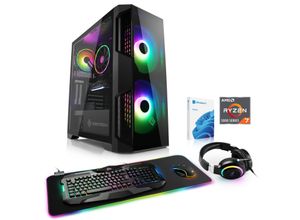 4061474200873 - CSL Gaming-PC Sprint L8140 Computer Gr Windows 11 Home64bit 16 GB RAM 1000 GB SSD schwarz Gaming PCs