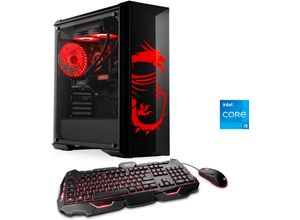 4061474209739 - CSL Gaming-PC HydroX V29554 MSI Dragon Advanced Edition Computer Gr Microsoft Windows 11 Home (64 Bit) 16 GB RAM 500 GB SSD schwarz Gaming PCs