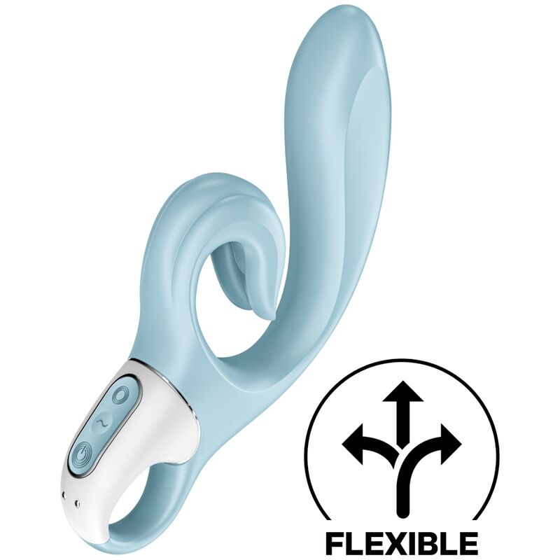 4061504036618 - SATISFYER - LOVE ME RABBIT VIBRATION BLAU