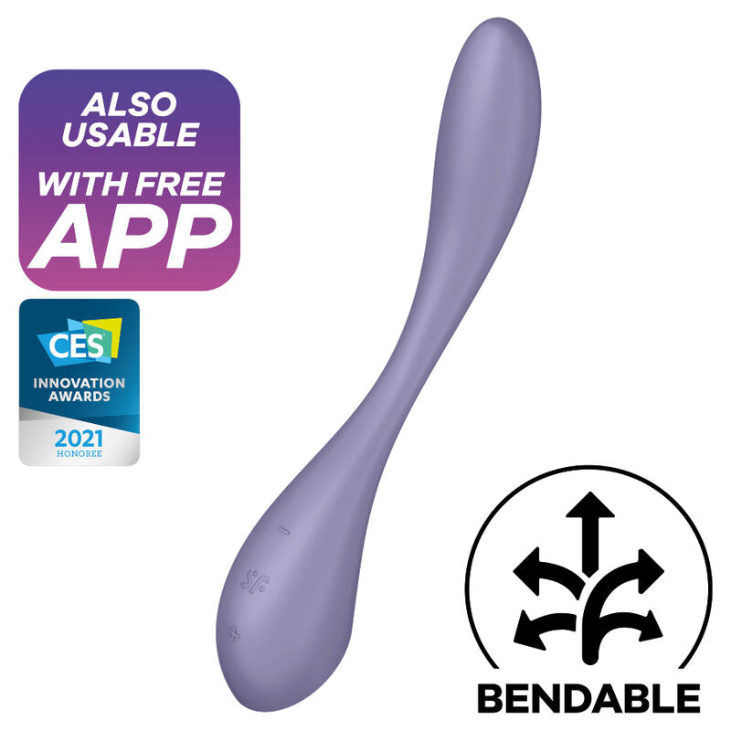 4061504038674 - SATISFYER - G-SPOT FLEX 5 MULTIVIBRATOR BLAU