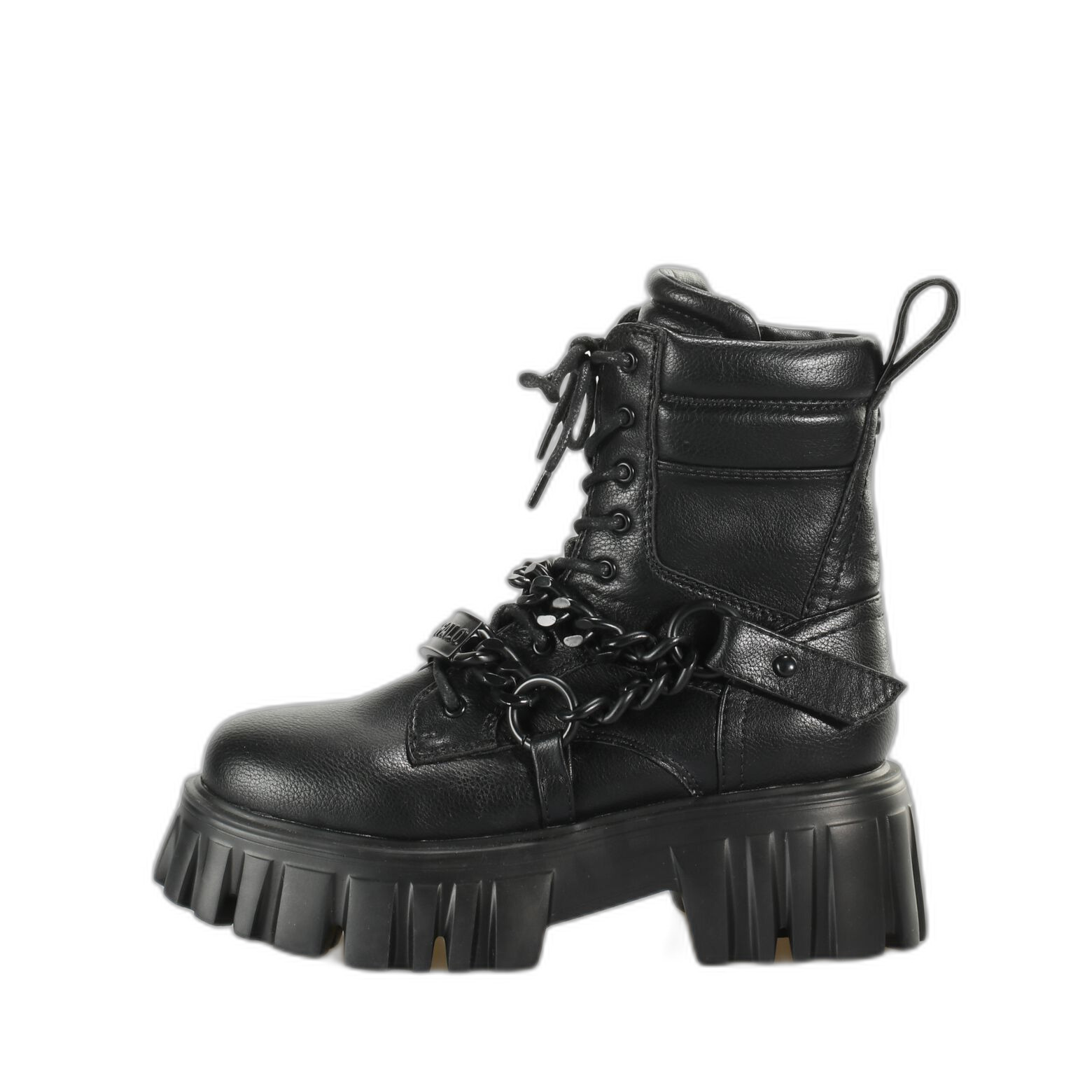4061516599132 - Vegane Nappa-Stiefel Damen Lion Mid Chain 4061516599132 - Vegane Nappa-Stiefel Damen Lion Mid Chain