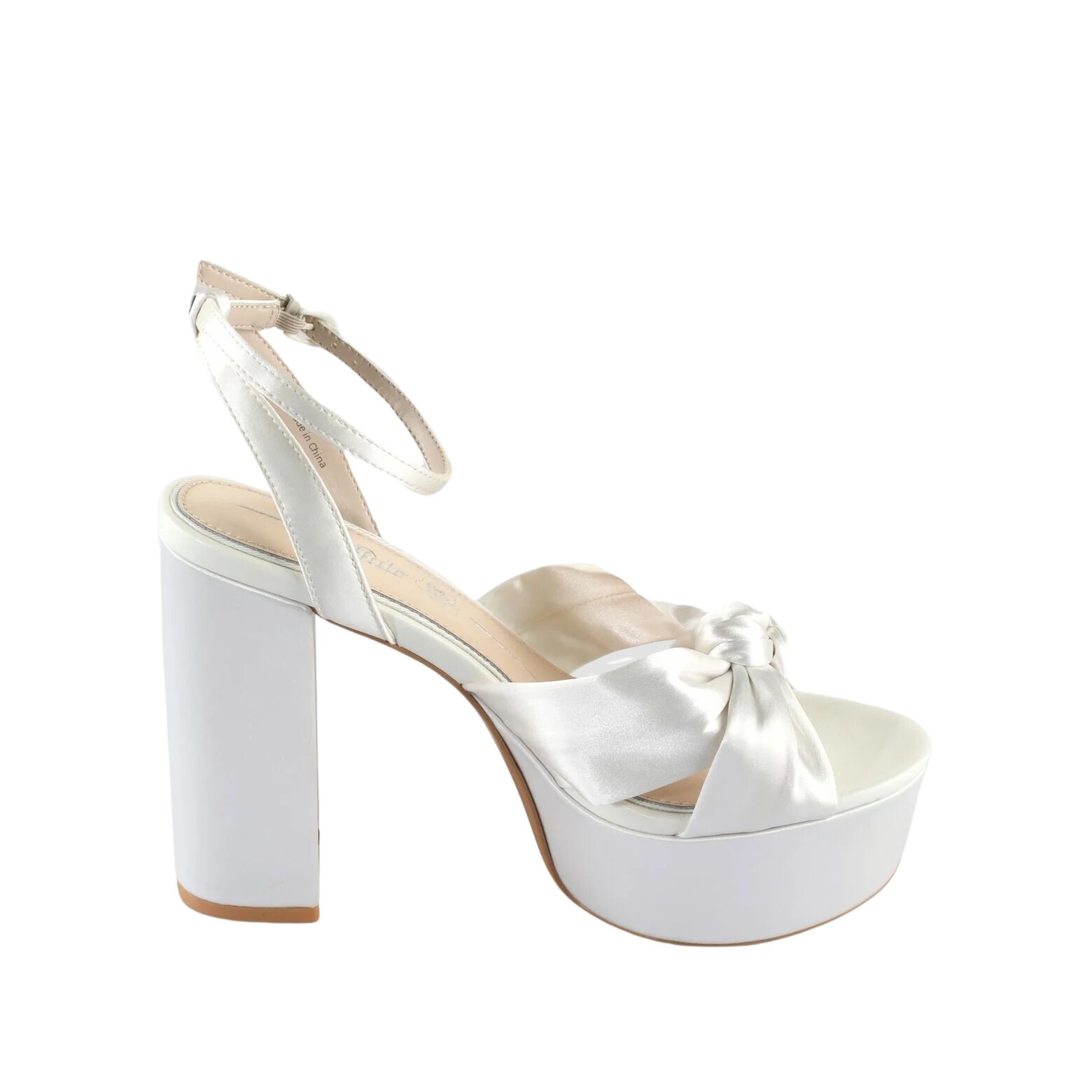 4061516839214 - Keil-Sandalen für Damen Kya Bow - Vegan Satin