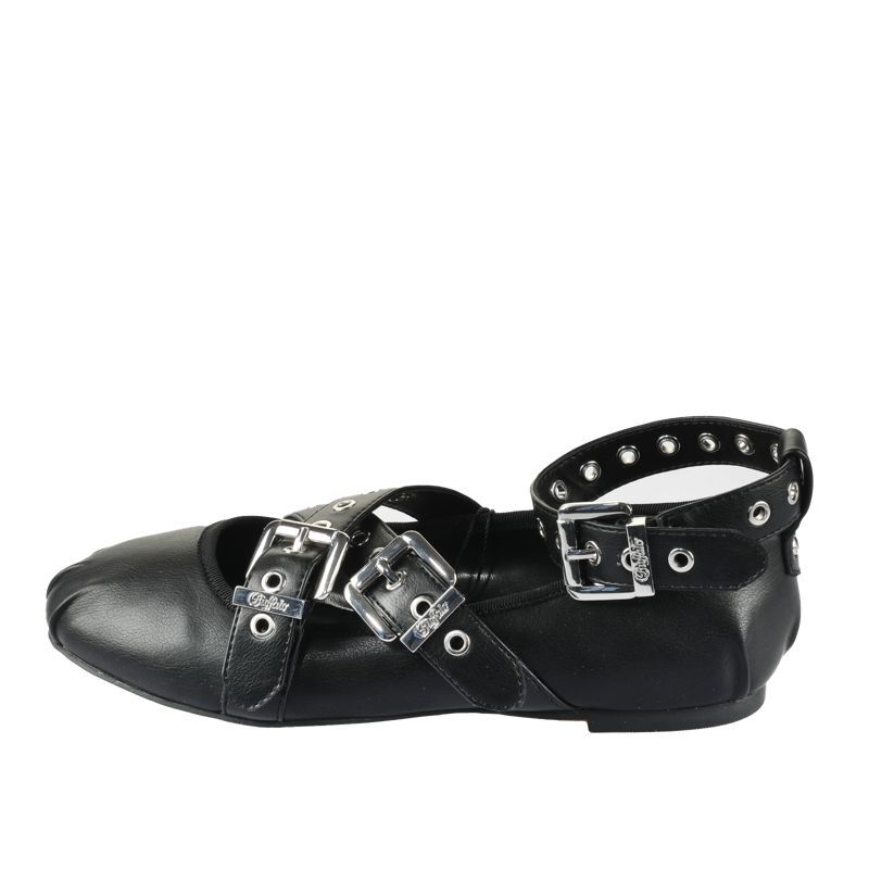 4061516936111 - Ballerinas Damen Daphne Mary Buckle - Vegan Nappa
