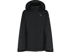 4061636757061 - Schöffel Trek & Hike Doppeljacke Partinello Kapuze wasserdicht für Damen schwarz 42