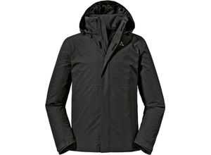 4061636877998 - Schöffel Funktionsjacke Gmund wasserdicht Kapuze für Herren schwarz 54