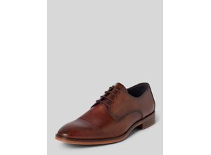 4061693633896 - Derby-Schuhe aus Leder mit Ziernähten