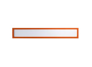 4061753042408 - eurokraft basic Magnetische Infotasche für Überschriften DIN A3 quer   DIN A2 hoch 435 x 60 mm Rahmen orange VE 10 Stk