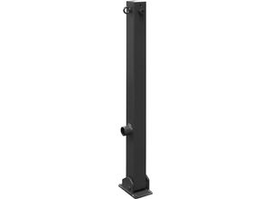 4061753096265 - Absperrpfosten 70 x 70 mm Eisenglimmer klappbar mit 1 Öse Schake 4061753096265 - Absperrpfosten 70 x 70 mm Eisenglimmer klappbar mit 1 Öse Schake