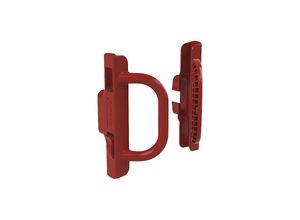 4061753246165 - Kunststoff-Griff-Set für Rollbehälter 2 Griffe rot