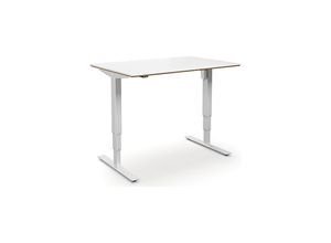 4061753261342 - Schreibtisch Atlanta Trend elektrisch höhenverstellbar gerade BxT 1200 x 800 mm weiß weiß