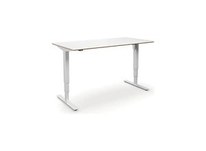 4061753261588 - Schreibtisch Atlanta Trend elektrisch höhenverstellbar gerade BxT 1600 x 800 mm weiß weiß