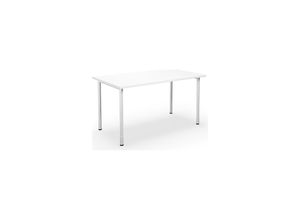 4061753262189 - Mehrzwecktisch DUO-C gerade Platte BxT 1400 x 800 mm weiß weiß