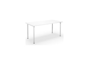 4061753262363 - Mehrzwecktisch DUO-C gerade Platte HxT 700 - 800 x 800 mm Breite 1600 mm weiß weiß kaiserkraft 4061753262363 - Mehrzwecktisch DUO-C gerade Platte HxT 700 - 800 x 800 mm Breite 1600 mm weiß weiß kaiserkraft