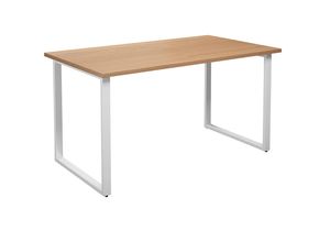 4061753262783 - Mehrzwecktisch DUO-O gerade Platte BxT 1400 x 800 mm Buche weiß