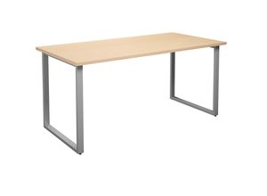 4061753262912 - Mehrzwecktisch DUO-O gerade Platte BxT 1600 x 800 mm Birke silber