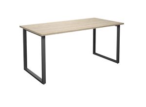 4061753262981 - Mehrzwecktisch DUO-O gerade Platte BxT 1600 x 800 mm Eiche schwarz