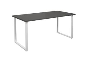 4061753263049 - Mehrzwecktisch DUO-O gerade Platte BxT 1600 x 800 mm dunkelgrau weiß