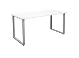 4061753263063 - Mehrzwecktisch DUO-O gerade Platte BxT 1600 x 800 mm weiß silber