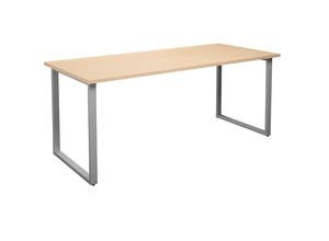 4061753263094 - Mehrzwecktisch DUO-O gerade Platte BxT 1800 x 800 mm Birke silber