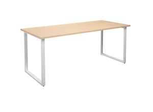 4061753263117 - Mehrzwecktisch DUO-O gerade Platte BxT 1800 x 800 mm Birke weiß