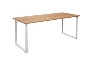 4061753263148 - Mehrzwecktisch DUO-O gerade Platte BxT 1800 x 800 mm Buche weiß