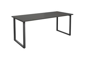 4061753263209 - Mehrzwecktisch DUO-O gerade Platte BxT 1800 x 800 mm dunkelgrau schwarz