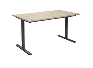 4061753263520 - Mehrzwecktisch DUO-T gerade Platte BxT 1400 x 800 mm Eiche schwarz