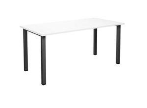 4061753264510 - Mehrzwecktisch DUO-U gerade Platte BxT 1600 x 800 mm weiß schwarz