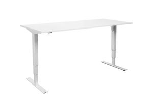 4061753266194 - Schreibtisch Atlanta elektrisch höhenverstellbar gerade BxT 1800 x 800 mm weiß weiß