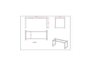 4061753268402 - Mehrzwecktisch DUO-O Trend gerade Platte abgerundete Ecken BxT 1400 x 800 mm weiß silber