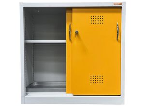 4061753274755 - Umweltschrank mit Schiebetüren eurokraft basic