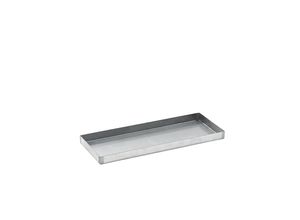 4061753275905 - eurokraft basic Stahl-Kleingebinde-Auffangwanne LxBxH 940 x 370 x 60 mm mit Zulassung Auffangvolumen 20 l verzinkt