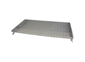 4061753292735 - eurokraft pro Gitterrostboden LxBxH 870 x 440 x 25 mm verzinkt Traglast 80 kg
