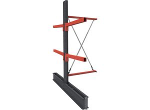 4061753294050 - Kragarmregal Igor Superschwer doppelseitig HxB 3000 x 1200 mm Abstand 1000 mm Anbauregal kaiserkraft