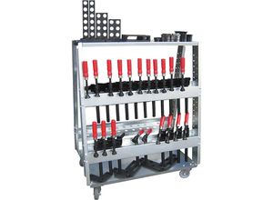 4061753295811 - Profi-Set Spannwerkzeuge mit Wagen HxBxT 1260 x 700 x 1080 mm kaiserkraft