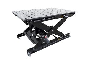4061753295828 - Höhenverstellbarer Schweißtisch Ø Bohrungen 28 mm 2000 kg m² HxBxT 1050 x 1400 x 900 mm kaiserkraft