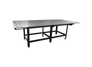 4061753295941 - Schweißtisch Ø Bohrungen 28 mm Tragkraft 2000 kg HxBxT 800 x 2480 x 1230 mm kaiserkraft