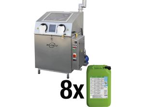 4061753297549 - Bio-Circle Teilewaschmaschine Turbo 800 Set mit 8 x 20 l BIO-CIRCLE L EVO aus Edelstahl