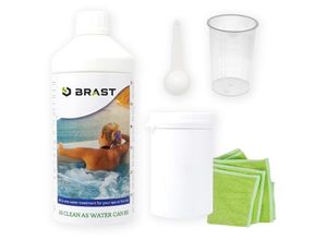 4061777047922 - BRAST All in One Wasserpflege Set 5tlg für Pool-Anfänger mit ausführlicher Deutscher Anleitung Made in Europa