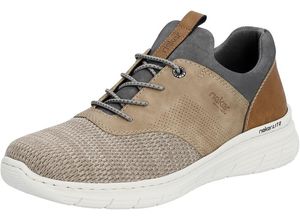 4061811753987 - rieker Halbschuhe Schnürung Zuglasche für Herren beige 42 4061811753987 - rieker Halbschuhe Schnürung Zuglasche für Herren beige 42