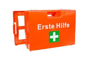 4061815530041 - Lüllmann - Großer Betriebs Verbandskoffer Erste Hilfe Koffer din 13169 orange 620155