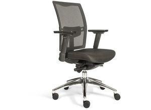 4061815548343 - Lüllmann - Büro-Drehstuhl Bürostuhl Schreibtischstuhl 990-1135 x 485 x 440 mm Schwarz