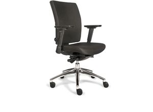 4061815548350 - Lüllmann - Büro-Drehstuhl mit Lordosenstütze Bürostuhl 990-1135 x 485 x 440 mm Schwarz 210380